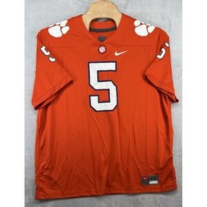 Nike Clemson Tigers #5 Football Jersey Orange Tee Higgins Men's Size XL NWT